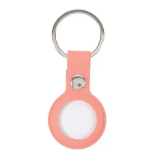 Silicone Keychain Case for Apple AirTag Pink