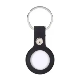 Silicone Keychain Case for Apple AirTag Black