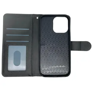 Smart flip cover med magnet bagside til iPhone 13 Pro Max Sort