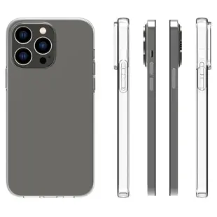 Slim TPU Soft Cover til iPhone 14 Pro Transparent
