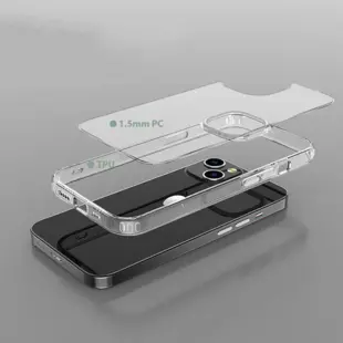 Flexair Hybrid TPU Soft Cover til iPhone 14 Pro Transparent