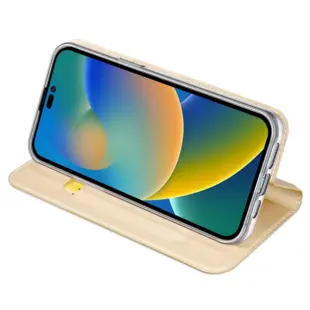 DUX DUCIS Skin Pro Flip Case for iPhone 14 Pro Max Gold