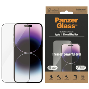 PanzerGlass™ iPhone 14 Pro Max Ultra-Wide Fit m. EasyAligner