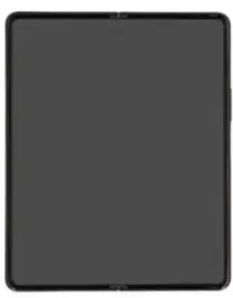 Samsung Galaxy Z Fold 3 OLED skærm med ramme (Phantom Black) (Original)