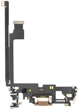 iPhone 12 Pro Max Charging Port Flex Cable - Gold