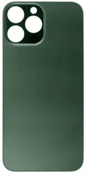 Back Glass for iPhone 13 Pro Max in Alpine Green without Logo (Big Hole)