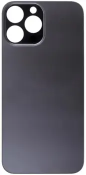  iPhone 13 Pro Max bagglas uden logo - Graphite (Big Hole)