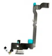 iPhone XS Charging Port Flex Cable - Silver