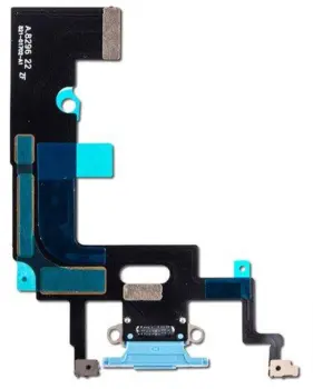 iPhone XR Charging Port flex kabel - blå