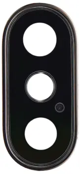iPhone XS / XS Max Back Camera Glass with Frame - Gold