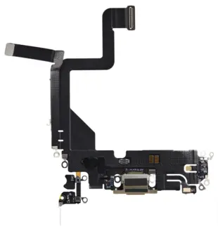iPhone 14 Pro Charging Port flex kabel - guld