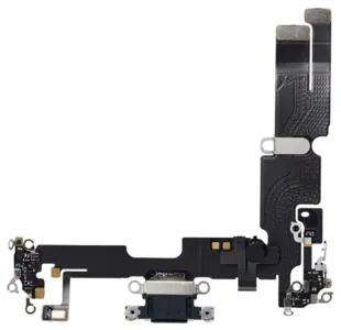 iPhone 14 Plus Charging Port flex kabel - sort