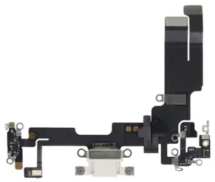 iPhone 14 Charging Port Flex Cable - White