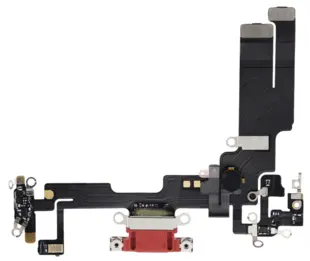 iPhone 14 Charging Port Flex Cable - Red