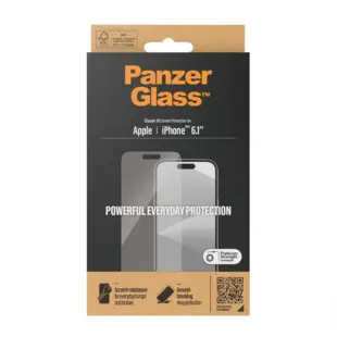 PanzerGlass™ iPhone 15 Classic Fit