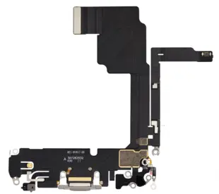 iPhone 15 Pro Charging Port flex kabel - hvid titanium