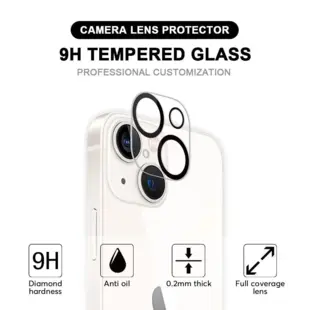 Nordic Shield iPhone 15/15 Plus kamera beskyttelsesglas