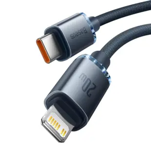 Baseus Crystal Shine Series USB Type C - Lightning Cable 2m