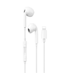 Dudao in-ear headphones with Lightning connector - White