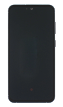Samsung Galaxy S23FE skærm med ramme - Soft OLED (sort)