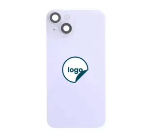 iPhone 14 bagglas med kameralinse + metalplade + Magsafe magnet - OEM (lilla)
