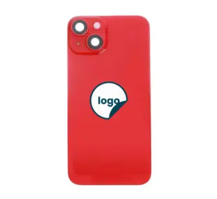 iPhone 14 bagglas med kameralinse + metalplade + Magsafe magnet - OEM (rød)