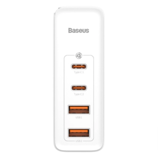 Baseus GaN2 Pro Fast Charger 100W - 2xUSB-C / 2xUSB + 2xUSB-C kabel - White (Blister)