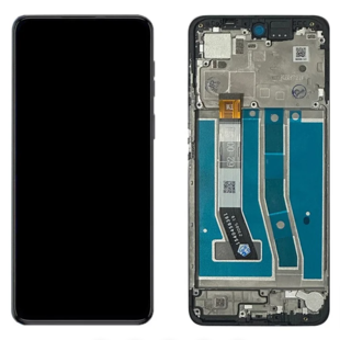 Motorola Moto G54 (XT2343) skærm med ramme - OEM