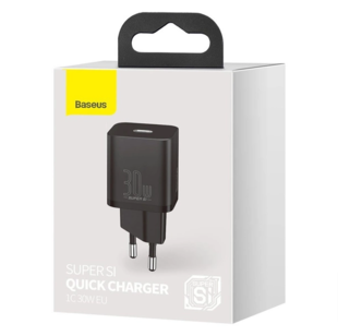 Baseus Super Si 1C Fast Charger USB-C 30W Black (Blister)