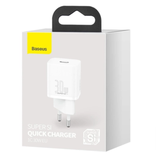 Baseus Super Si 1C Fast Charger USB-C 30W white (Blister)