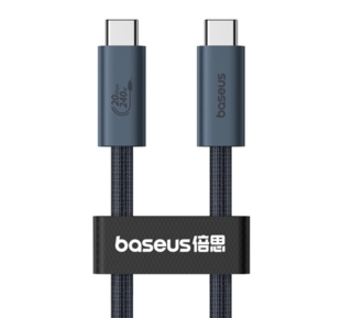 Baseus Flash 2 USB4 USB-C til USB-C kabel (240W) 1.8m - hvid