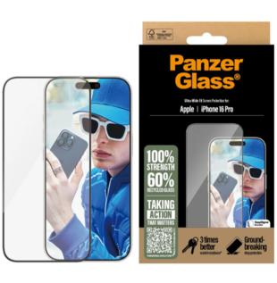 PanzerGlass iPhone 16 Pro - Ultra-Wide Fit