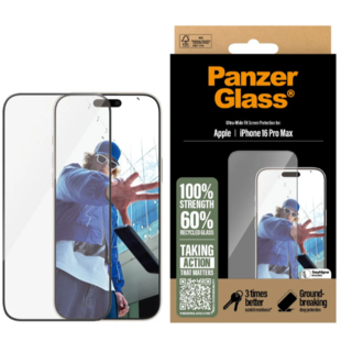 PanzerGlass iPhone 16 Pro Max - Ultra-Wide Fit