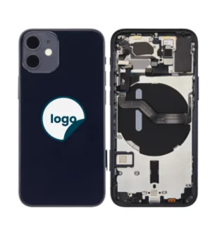 iPhone 12 Mini bagcover med small parts - Pull A (sort)
