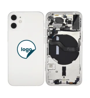 iPhone 12 Mini bagcover med small parts - Pull A (hvid)