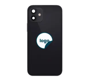 iPhone 12 bagcover med small parts - OEM (sort)
