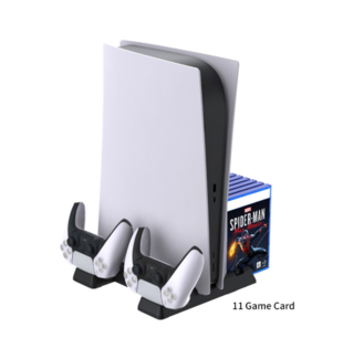 DOBE (TP5-0593S) Multi-Function Cooling and Charging Station for PS5 / PS5 Slim - Black