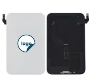 iPhone 17 Pro Max bagglas med metalplade+Trådløs oplader flex+Magsafe magnet+Flashlight flex - Pull A (sølv)