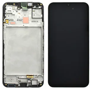 Samsung Galaxy A17 5G LCD Skærm med ramme (Sort) (Original)