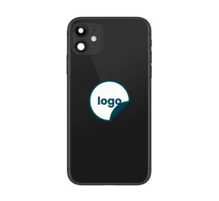 Back Housing incl. Charging Port and Small Parts for iPhone 11 - Pull A (Black)