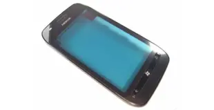 Nokia Lumia 710 - Front Cover + Touchscreen (Black)