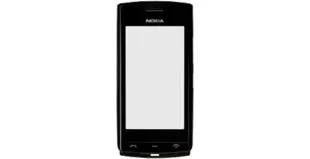 Nokia 500 A-Cover Assembly Black