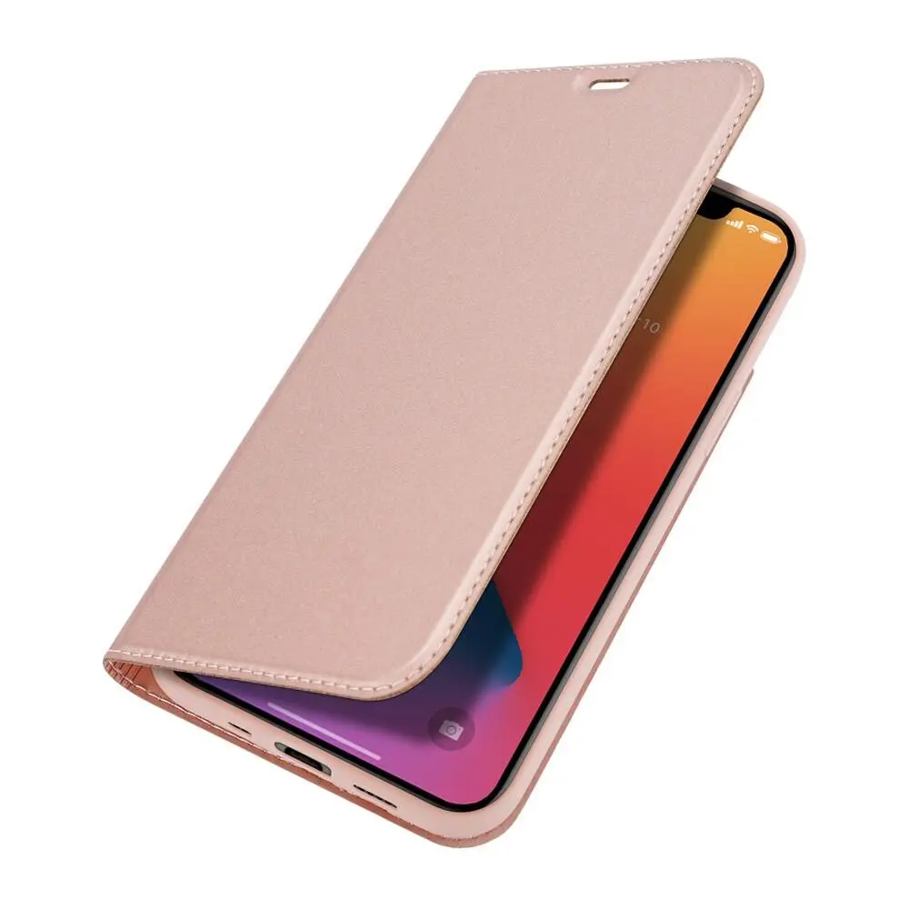Dux Ducis Skin Pro Flip Case For Iphone 12 Mini Rose Gold Mobile Accessories