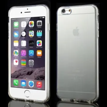Glossy Surface TPU Gel Case for iPhone 6 Plus/6S Plus - Transparent