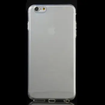 Glossy Surface TPU Gel Case for iPhone 6 Plus/6S Plus - Transparent