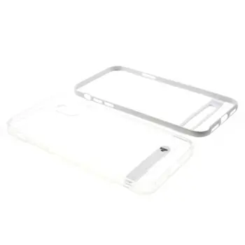 MERCURY GOOSPERY PC TPU Hybrid Kickstand Cover for iPhone X - Silver