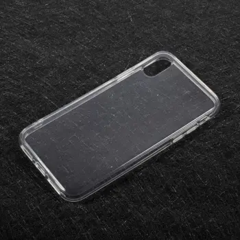 TPU Soft Back Cover for iPhone X Transparent