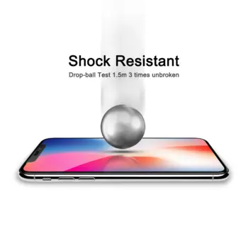 Nordic Shield iPhone X / XS / 11 Pro Skærmbeskyttelse 3D Curved Sort (Bulk)