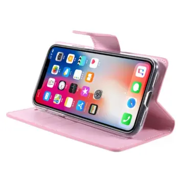 MERCURY GOOSPERY Sonata Diary Case for iPhone X / XS Pink