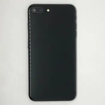 iPhone 8 Plus bagcover uden logo - sort